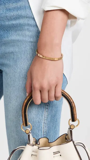 Tory Burch Thin Icon Hinge Bracelet | Thumbnail 3 Tory Burch Thin Icon Hinge Bracelet | Thumbnail 3