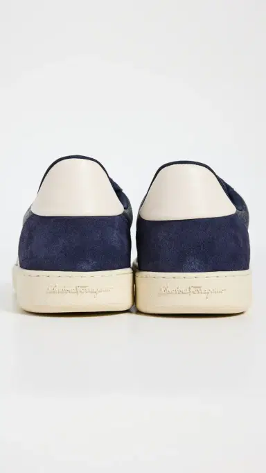 Ferragamo Achille 1 Sneakers Blue Marine 8 | Thumbnail 3