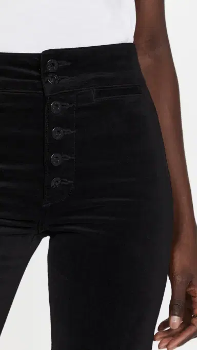 Askk NY Brighton Velvet Wide Leg Pants Black Velvet 32 | Thumbnail 6