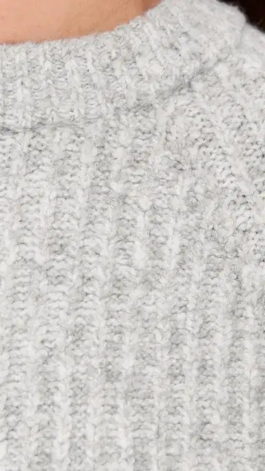 Madewell Ribbed Cotton-Blend Sweater Heather Grey | Thumbnail 6 Madewell Ribbed Cotton-Blend Sweater Heather Grey | Thumbnail 6