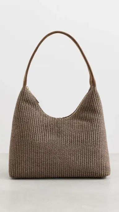MANSUR GAVRIEL Candy Raffia Hobo Bag Anise | Thumbnail 2 MANSUR GAVRIEL Candy Raffia Hobo Bag Anise | Thumbnail 2