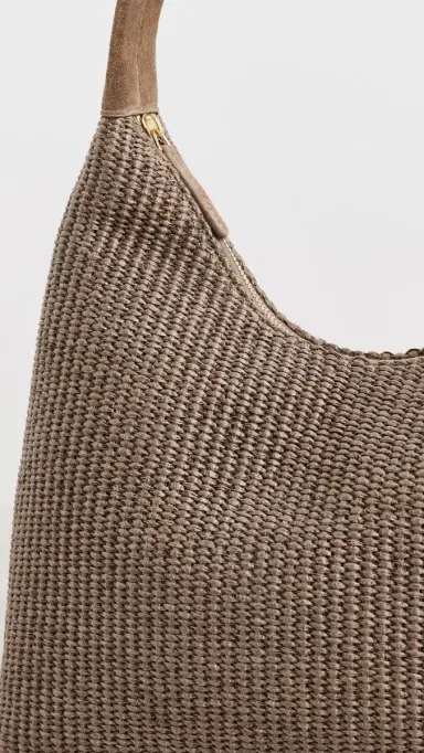 MANSUR GAVRIEL Candy Raffia Hobo Bag Anise | Thumbnail 5 MANSUR GAVRIEL Candy Raffia Hobo Bag Anise | Thumbnail 5