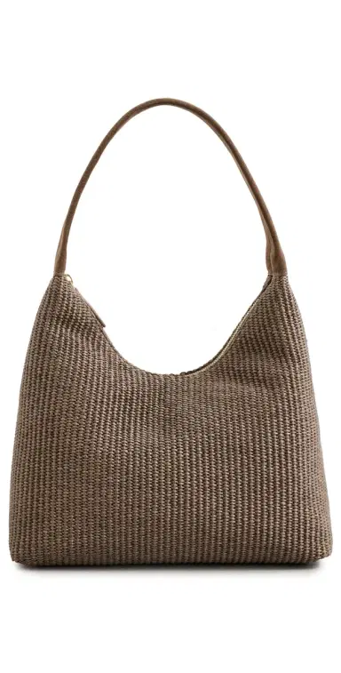MANSUR GAVRIEL Candy Raffia Hobo Bag Anise | Thumbnail 1 MANSUR GAVRIEL Candy Raffia Hobo Bag Anise | Thumbnail 1