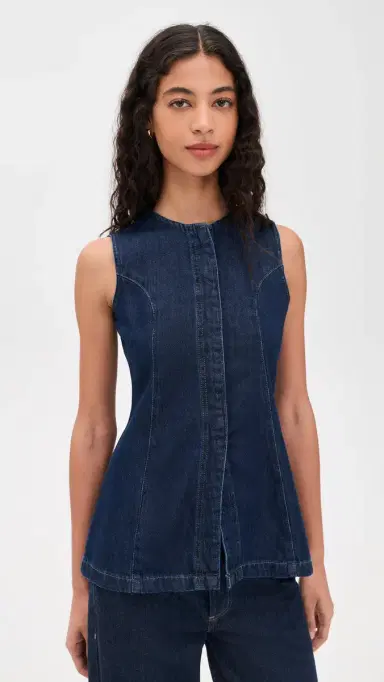 Joe's Jeans The Seamed Denim Tunic Honor | Thumbnail 2 Joe's Jeans The Seamed Denim Tunic Honor | Thumbnail 2