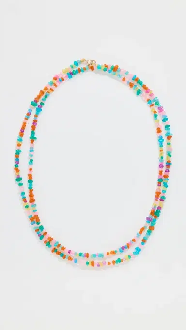 JIA JIA 14k Mini Rainbow Pebble Opal Long Necklace | Thumbnail 2