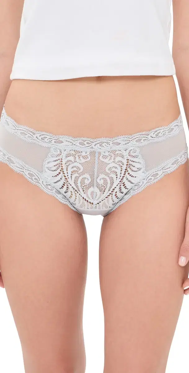 Feathers Hipster Panties Frosted Sky