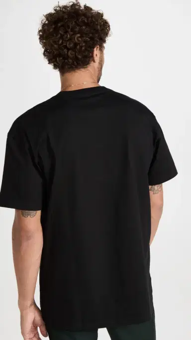Carhartt WIP Short Sleeve Chase T-Shirt Black/Gold | Thumbnail 3 Carhartt WIP Short Sleeve Chase T-Shirt Black/Gold | Thumbnail 3