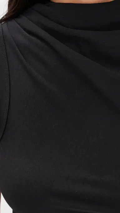 The Line by K Selma Tank Top Black | Thumbnail 6