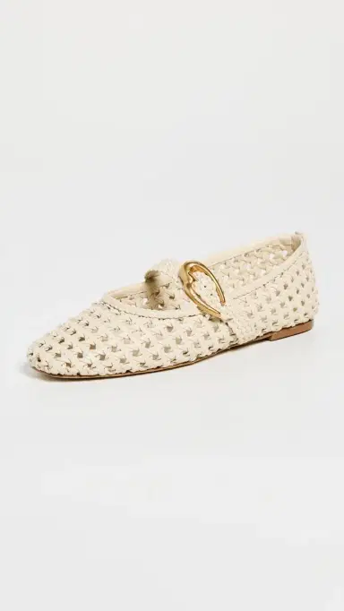 Larroudé Verona Macrame Flats | Thumbnail 2 Larroudé Verona Macrame Flats | Thumbnail 2