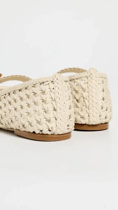 Larroudé Verona Macrame Flats | Thumbnail 4 Larroudé Verona Macrame Flats | Thumbnail 4