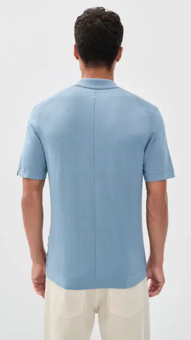 rag & bone Saxon Silk Blend Johnny Polo | Thumbnail 3 rag & bone Saxon Silk Blend Johnny Polo | Thumbnail 3