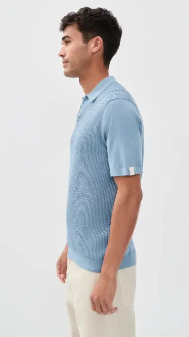 rag & bone Saxon Silk Blend Johnny Polo | Thumbnail 4 rag & bone Saxon Silk Blend Johnny Polo | Thumbnail 4