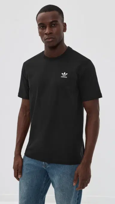 Adidas Trefoil Essentials Tee Black L | Thumbnail 2