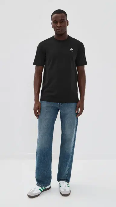 Adidas Trefoil Essentials Tee Black L | Thumbnail 5