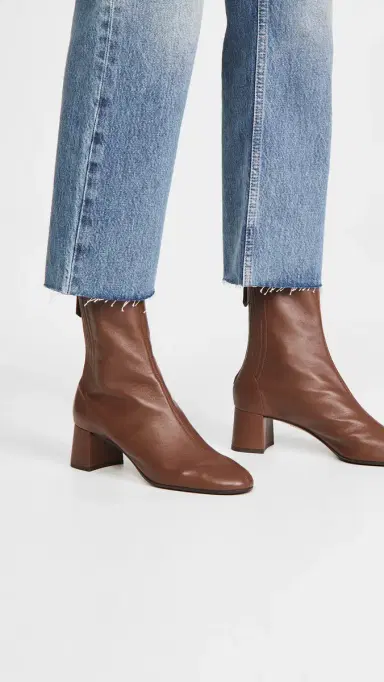 Aquazzura Saint Honore Booties 50mm Cinnamon | Thumbnail 3