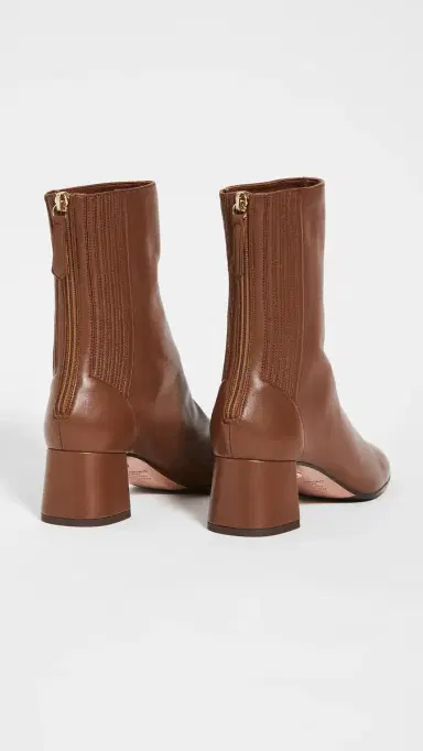 Aquazzura Saint Honore Booties 50mm Cinnamon | Thumbnail 4