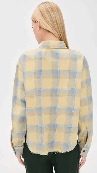 ASKK NY Crosby Flannel Yellow Plaid | Thumbnail 3