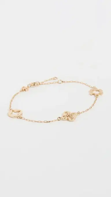 Tory Burch Forget Me Not Bracelet Tory Gold One Size | Thumbnail 2