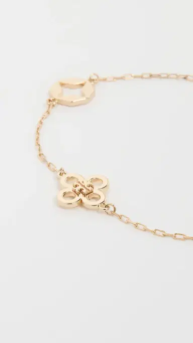 Tory Burch Forget Me Not Bracelet Tory Gold One Size | Thumbnail 4