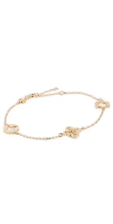 Tory Burch Forget Me Not Bracelet Tory Gold One Size | Thumbnail 1