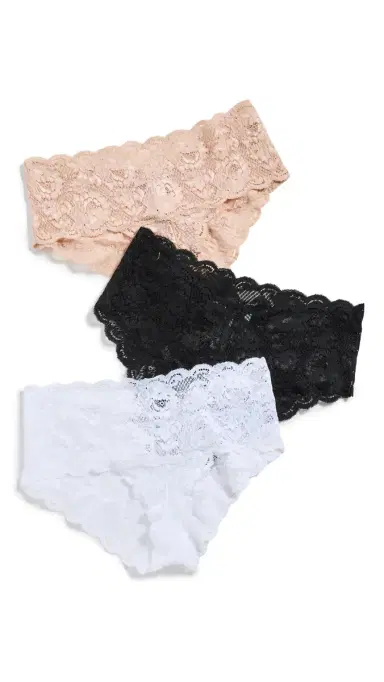 Cosabella Never Say Never Hottie Hotpant 3 Pack Black/Sette/White S/M | Thumbnail 6