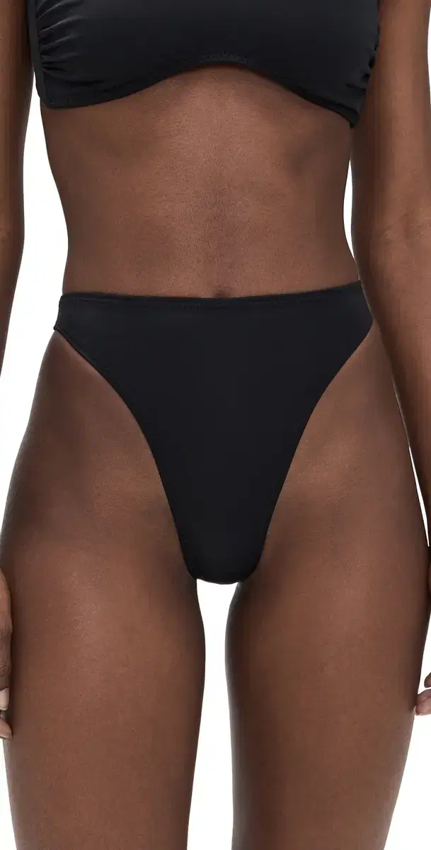 Norma Kamali uca Bikini Bottoms Black