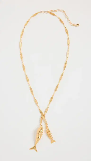 Brinker + Eliza Great Point Necklace Gold One Size | Thumbnail 4