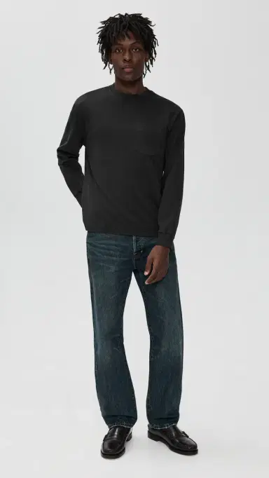 Madewell Vintage Long Sleeve Tee Almost Black | Thumbnail 5