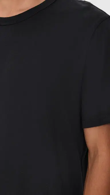 Marine Layer Signature Crew Tee Black L | Thumbnail 6