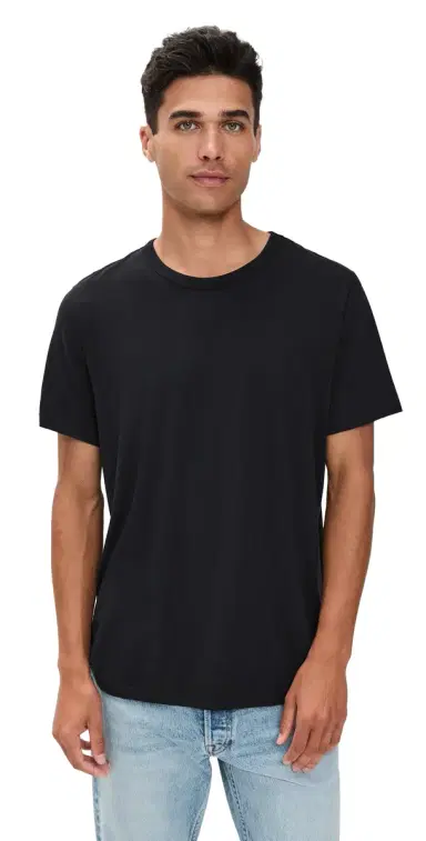 Marine Layer Signature Crew Tee Black L | Thumbnail 1