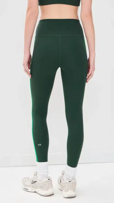 Splits59 Amber Airweight High Waist 7/8 Leggings Military/Spearmint L | Thumbnail 3