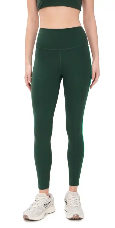 Splits59 Amber Airweight High Waist 7/8 Leggings Military/Spearmint L | Thumbnail 1