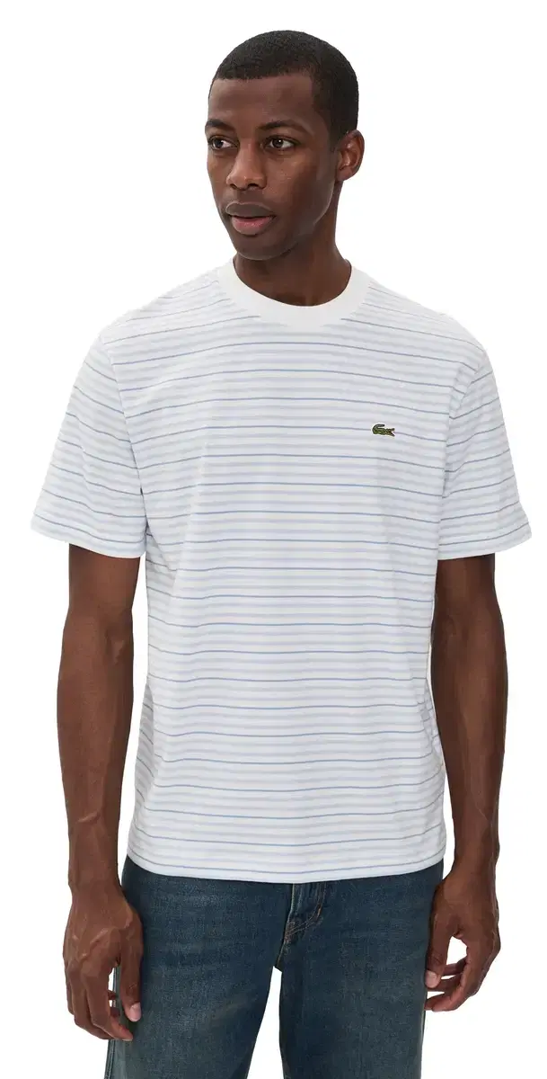 Striped Tee Phoenix Blue/Flour