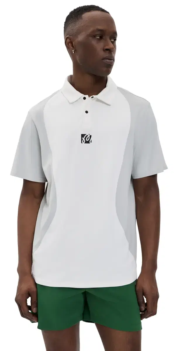 Performance Pique Polo White / Silver