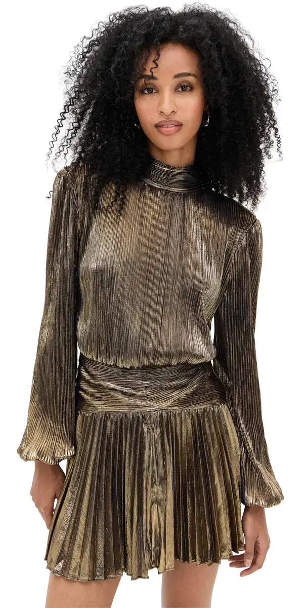 Retrofête Freja Dress Antique Gold