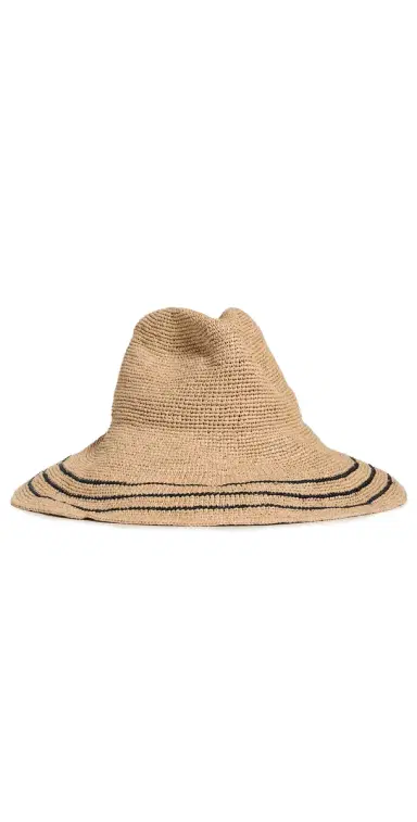 JANESSA LEONE Waverly Brim Hat and/Navy | Thumbnail 1