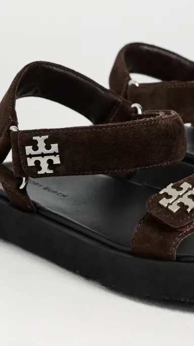 Tory Burch Kira Sandals Dark Cocoa/Perfect Black 8 | Thumbnail 6