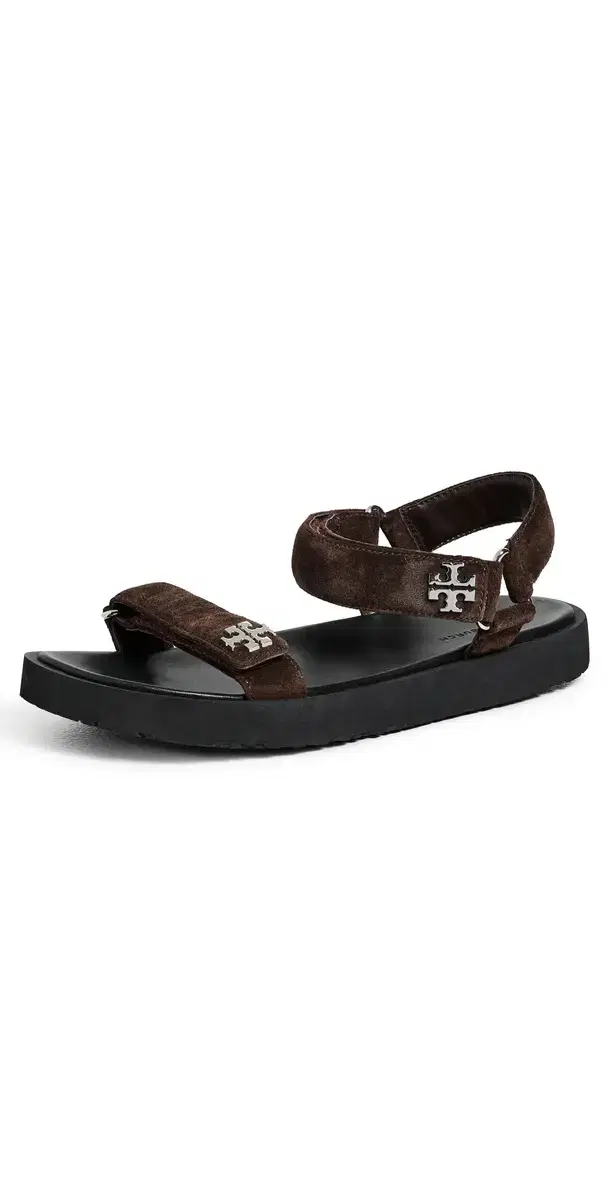 Tory Burch Kira Sandals Dark Cocoa/Perfect Black