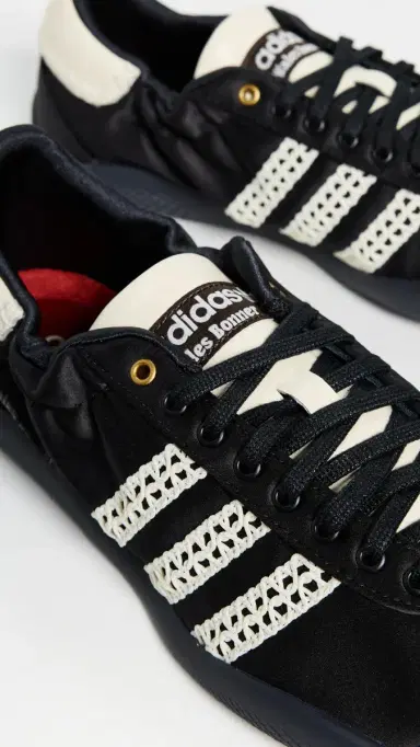 Adidas x Wales Bonner Karintha Lo Satin Sneakers core blk/dark brn/cream wh | Thumbnail 6 Adidas x Wales Bonner Karintha Lo Satin Sneakers core blk/dark brn/cream wh | Thumbnail 6