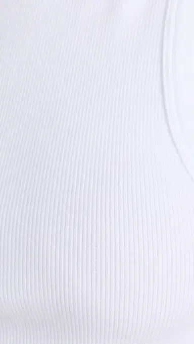 Sold Out NYC The Cropped Not o Basic Tank in White White | Thumbnail 6