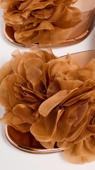 Gianvito Rossi Glass Metallic Heels Rose Gold 36 | Thumbnail 6