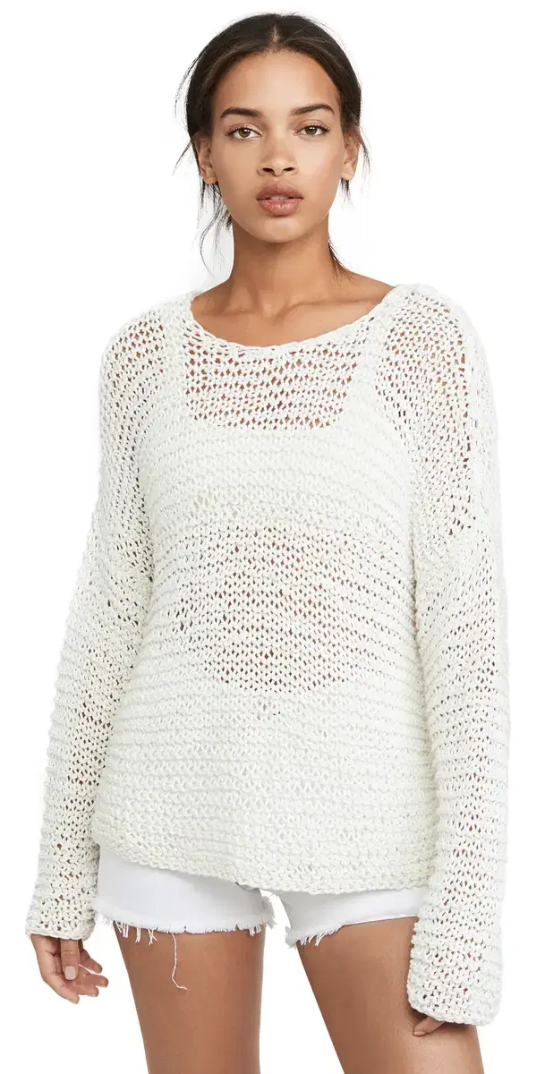 Mehetia Long Sleeve Knit Bone