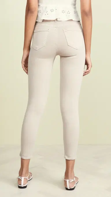 L'Agence Margot High Rise Skinny Jeans Biscuit 24 | Thumbnail 3