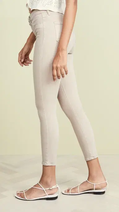 L'Agence Margot High Rise Skinny Jeans Biscuit 24 | Thumbnail 4