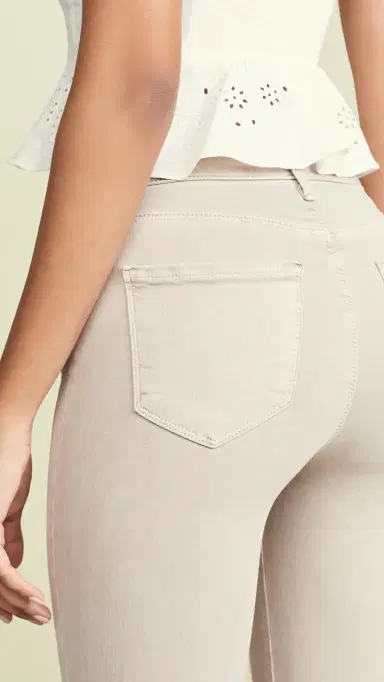 L'Agence Margot High Rise Skinny Jeans Biscuit 24 | Thumbnail 6