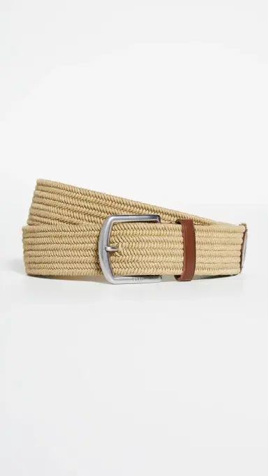 Polo Ralph Lauren 35mm Braid Stretch Belt Brown | Thumbnail 2