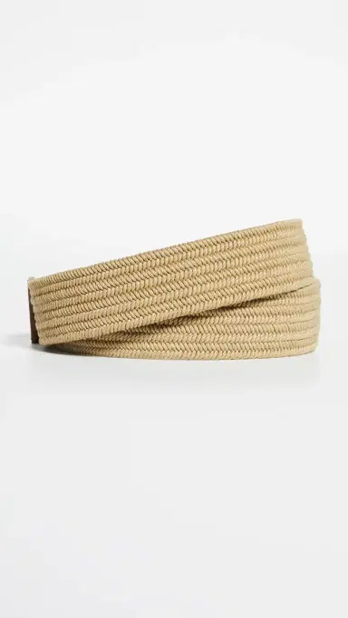 Polo Ralph Lauren 35mm Braid Stretch Belt Brown | Thumbnail 3
