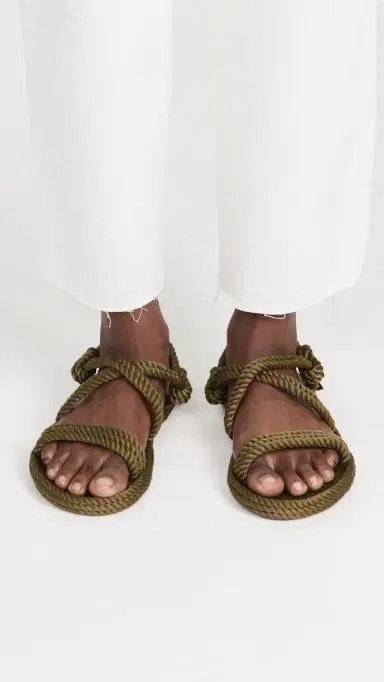 BOHONOMAD Bahamas Rope Sandals Olive 39 | Thumbnail 3