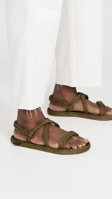 BOHONOMAD Bahamas Rope Sandals Olive 39 | Thumbnail 4
