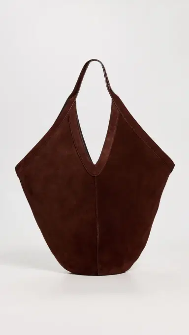 Mansur Gavriel Soft Medium Hobo Bag Chocolate One Size | Thumbnail 2
